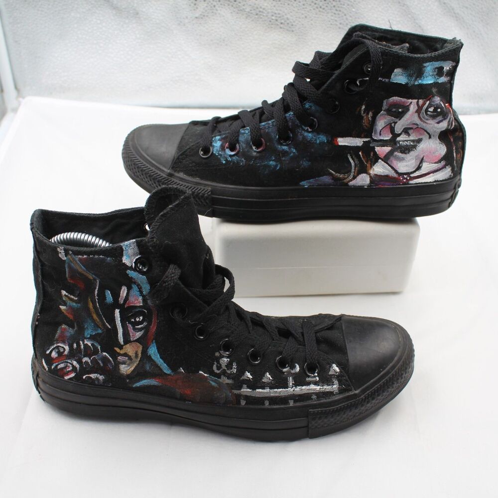 Converse Chuck Taylor All Star Hi DC Comics Batman vs Joker Size 7 Men High Top